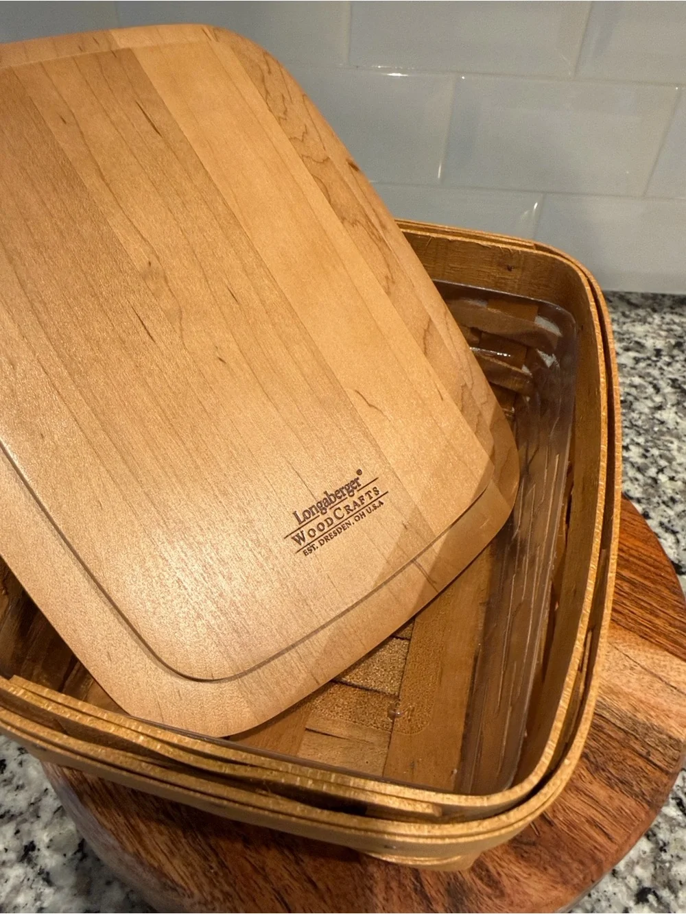 Longaberger Notepad Basket 2005